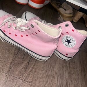 Limited edition valentines pink converse